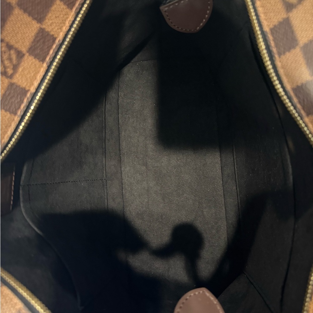 Louis Vuitton Damier Ebene Jersey Tote w pink strap - Picture 8 of 12